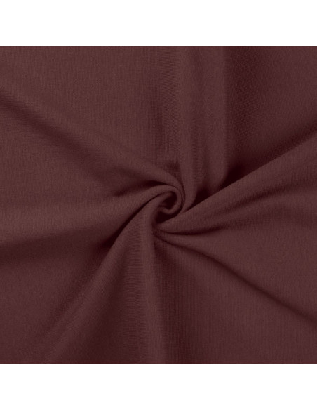 Tissu jersey bord côte - Mauve