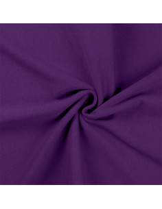 Tissu jersey bord côte - Violet