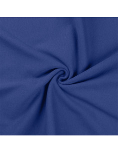Tissu jersey bord côte - Bleu royal