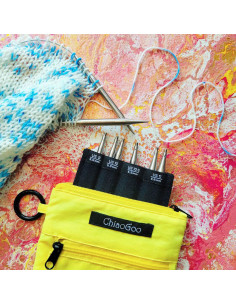 Kit d´aiguilles à tricoter circulaires Shorties Large ChiaoGoo 2