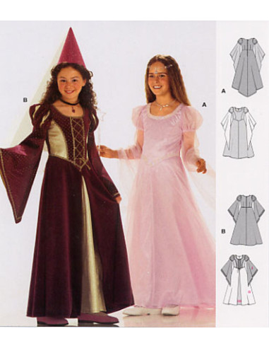Patron de fée, princesse médiévale - Burda 2463