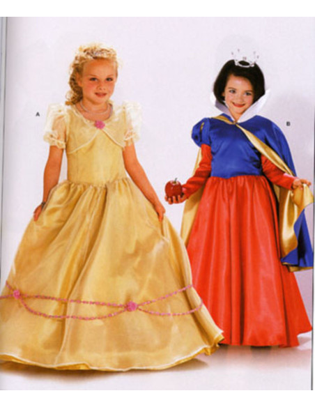 Patron de princesse et Blanche Neige - Burda 2480