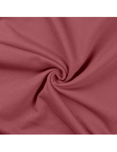 Tissu sweat - Bois de rose