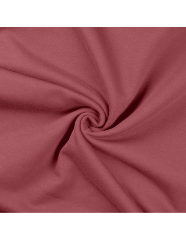 Tissu sweat - Bois de rose
