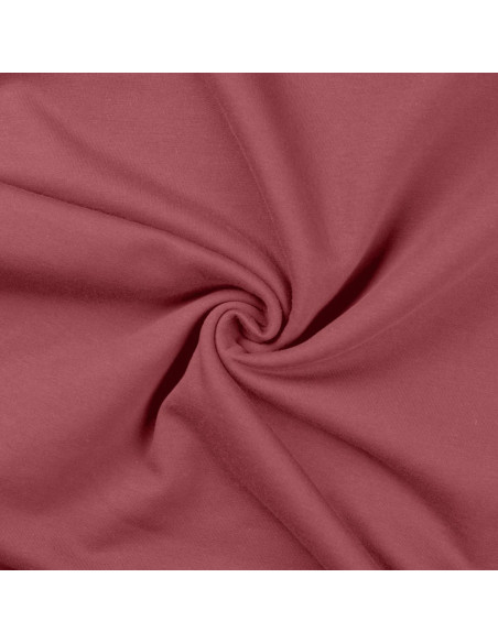 Tissu sweat - Bois de rose