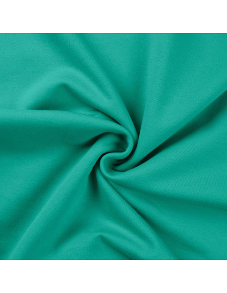 Tissu sweat - Bleu Tiffany