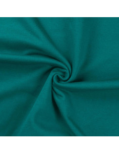 Tissu sweat - Bleu pétrole clair