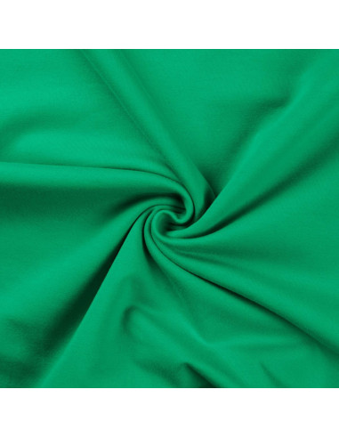 Tissu sweat - Vert herbe