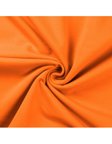 Tissu sweat - Orange