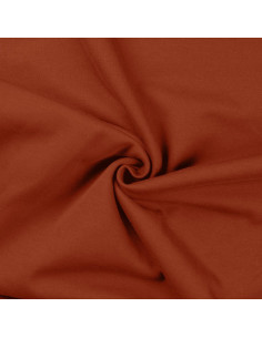 Tissu sweat - Terracotta
