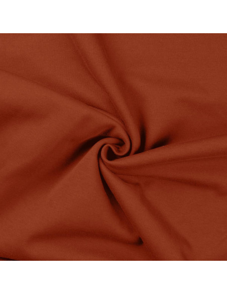 Tissu sweat - Terracotta