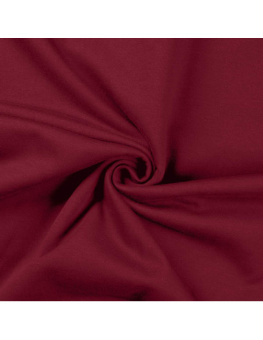 Tissu sweat - Lie de vin