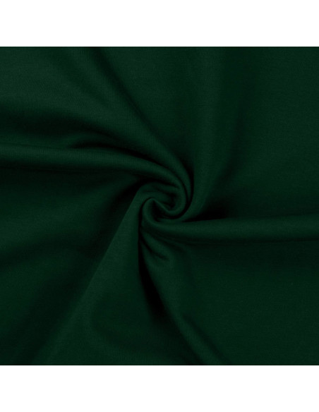 Tissu sweat - Vert bouteille