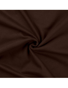 Tissu sweat - Marron foncé