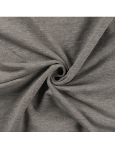 Tissu sweat - Gris chiné clair