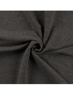 Tissu sweat - Gris chiné