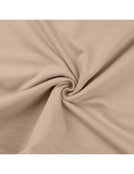 Tissu sweat molleton - Sable