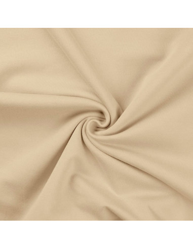 Tissu sweat molleton - Champagne
