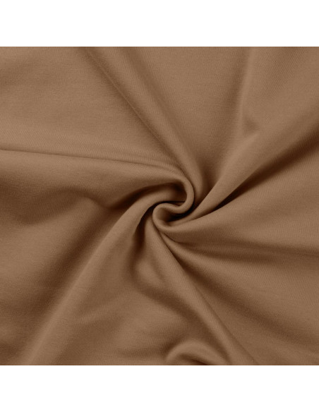 Tissu sweat molleton - Taupe