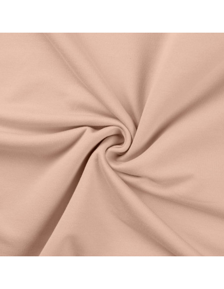 Tissu sweat molleton - Poudre