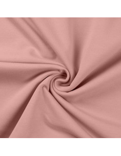 Tissu sweat molleton - Vieux rose