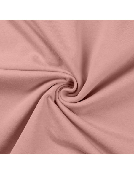 Tissu sweat molleton - Vieux rose