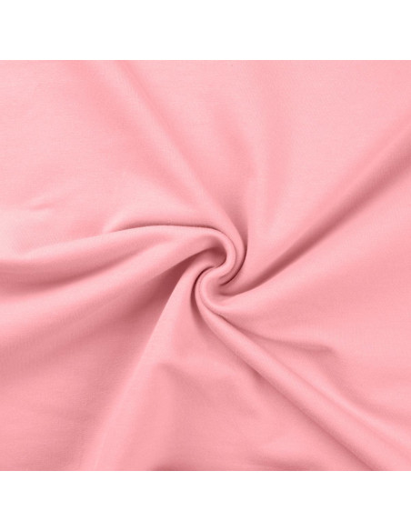 Tissu sweat molleton - Rose layette