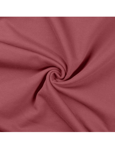 Tissu sweat molleton - Bois de rose