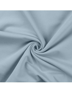 Tissu sweat molleton - Bleu layette