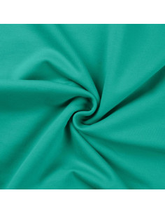 Tissu sweat molleton - Bleu Tiffany