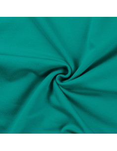 Tissu sweat molleton - Emeraude