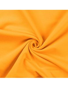 Tissu sweat molleton - Jaune