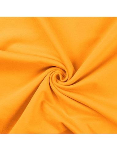 Tissu sweat molleton - Jaune