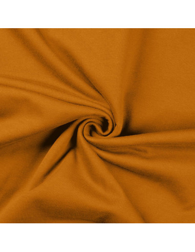 Tissu sweat molleton - Ocre