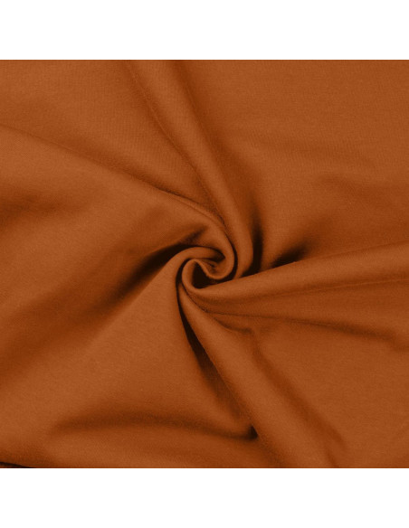Tissu sweat molleton - Caramel