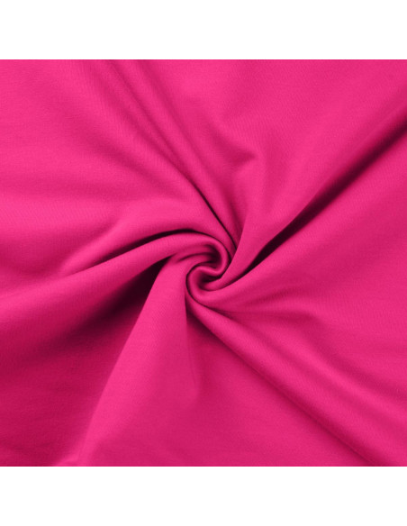 Tissu sweat molleton - Fuchsia