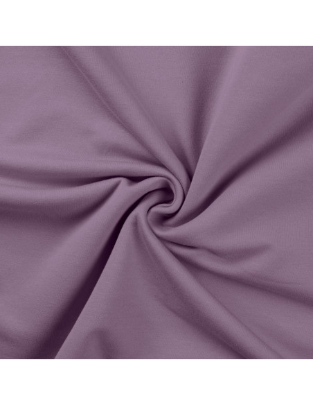 Tissu sweat molleton - Lilas foncé