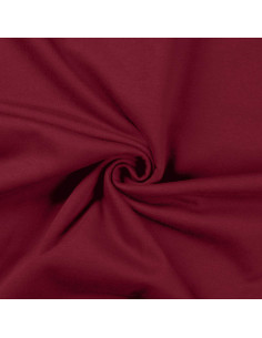 Tissu sweat molleton - Lie de vin