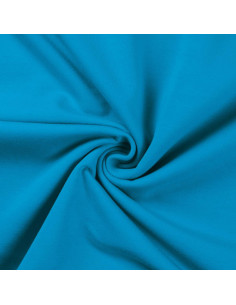 Tissu sweat molleton - Turquoise