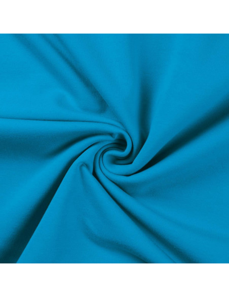 Tissu sweat molleton - Turquoise