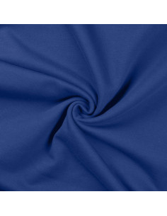 Tissu sweat molleton - Bleu royal