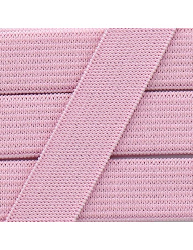 Élastique souple 15 mm - Rose