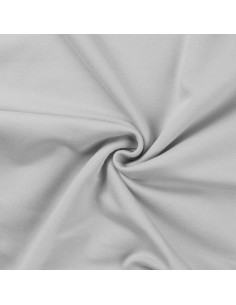 Tissu sweat molleton - Gris argent