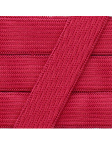 Élastique souple 15 mm - Fushia