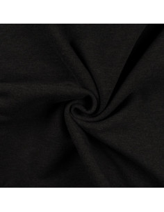 Tissu sweat molleton - Gris chiné foncé