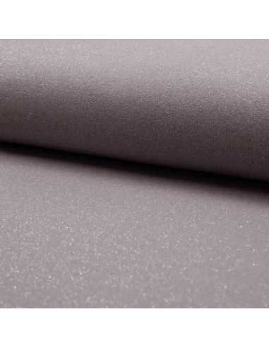 Tissu sweat pailleté - Gris