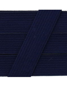 Élastique souple 15 mm - Bleu marine