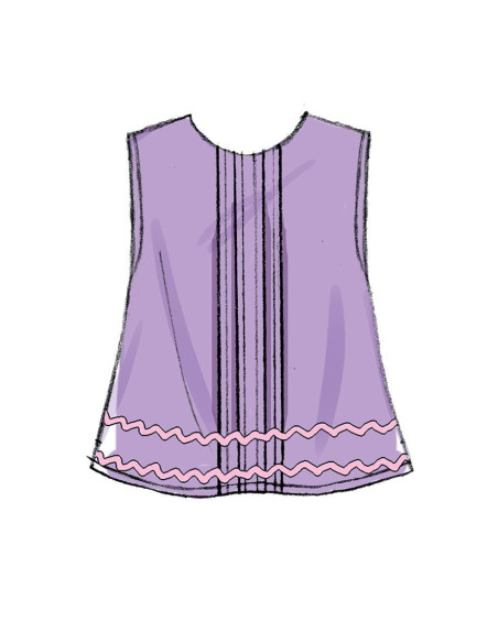 Patron de haut et culotte pour bébés - Butterick 6884