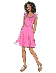 Patron de robe - Butterick 6888 2