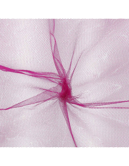Tulle rigide - Rose fushia